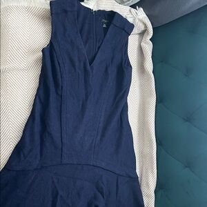 Ann Taylor Midnight Blue Midi Dress